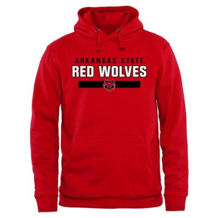 Arkansas State Red Wolves Team Strong Pullover Hoodie Scarlet