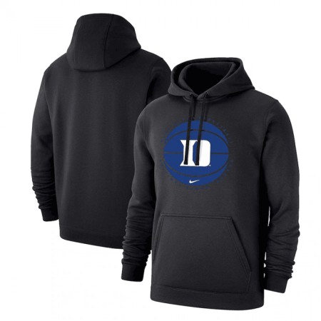 Men's Duke Blue Devils Black Basketball Pullover Hoodie