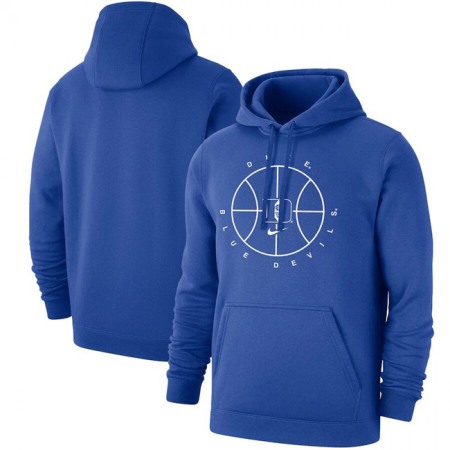 Men's Duke Blue Devils Basketball Icon Club Fleece Pullover Hoodie