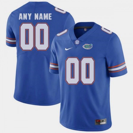 Men's Florida Gators Custom Royal Stitched Football Jersey