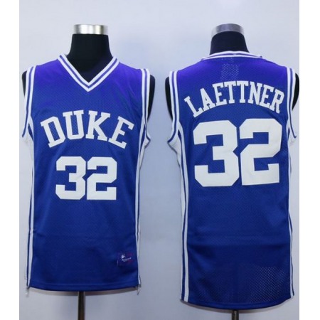 Blue Devils #32 Christian Laettner Royal Blue Basketball Stitched NCAA Jersey