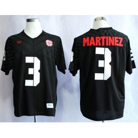 Cornhuskers #3 Taylor Martinez Black New Big 10 Stitched NCAA Jersey