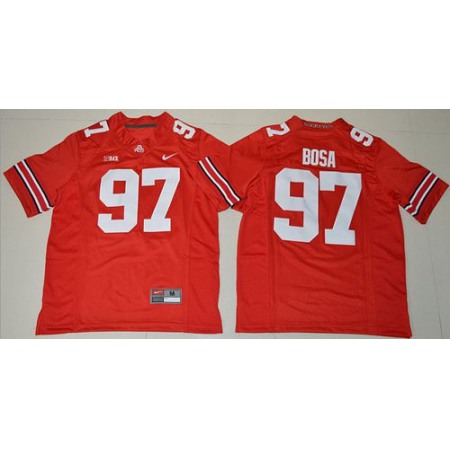 Buckeyes #97 Joey Bosa Red Stitched Youth NCAA Jersey