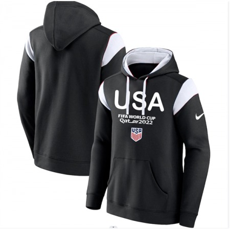 Men's USA Black 2022 FIFA World Cup Soccer Hoodie