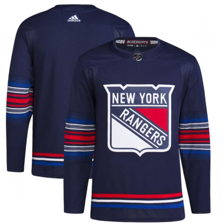 Men's New York Rangers Blank Navy Stitched Jersey