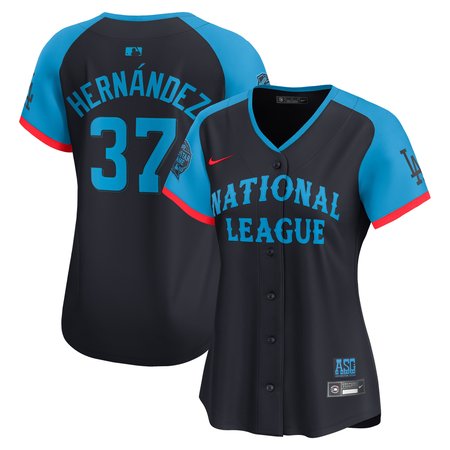 Women's National League Teoscar Hernandez Nike Navy 2024 MLB All-Star Game Limited Player Jersey