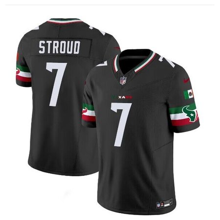 Men's Houston Texans #7 C.J. Stroud Black Mexico F.U.S.E. Vapor Limited Stitched Jersey