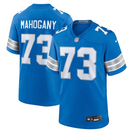 Men's Detroit Lions Christian Mahogany Nike Blue Team Game Jersey