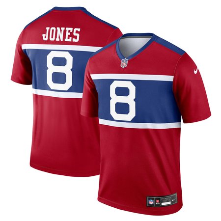 Men's New York Giants Daniel Jones Nike Century Red Alternate Legend Player Jersey