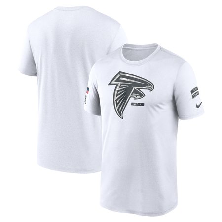 Men's Atlanta Falcons Nike White 2024 Salute To Service Legend Performance T-Shirt