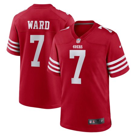 Men's San Francisco 49ers #7 Charvarius Ward New Scarlet Vapor Untouchable Stitched Football Jersey