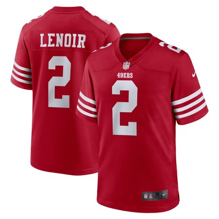 Men's San Francisco 49ers #2 Deommodore Lenoir New Scarlet Vapor Untouchable Stitched Football Jersey