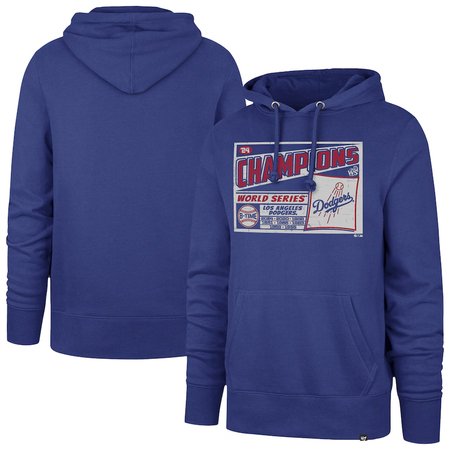 Men's Los Angeles Dodgers 2024 World Series Champions Royal Hoodie