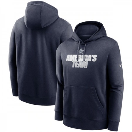 Men's Dallas Cowboys Navy Fan Gear Local Club Pullover Hoodie