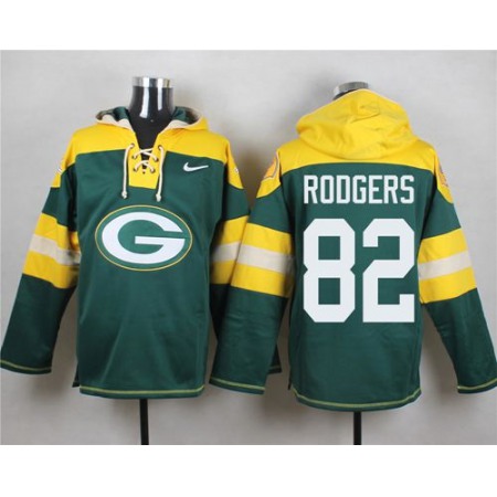 Nike Packers #82 Richard Rodgers Green Player Pullover NFL Hoodie