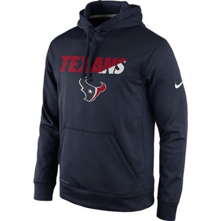 Houston Texans Nike Kick Off Staff Performance Pullover Hoodie Navy