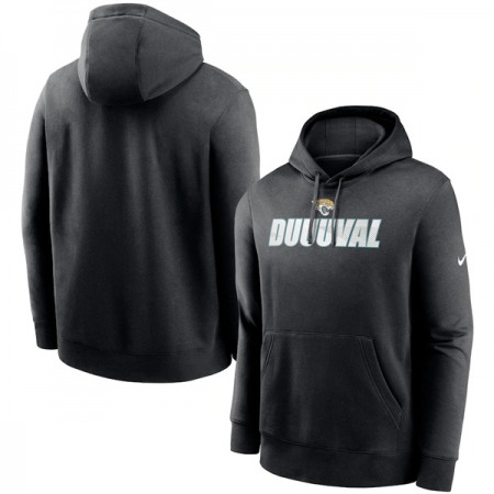 Men's Jacksonville Jaguars Black Fan Gear Local Club Pullover Hoodie