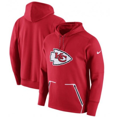 Men's Nike Kansas City Chiefs Red Champ Drive Vapor Speed Pullover Hoodie