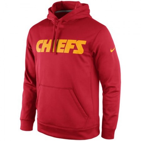 Kansas City Chiefs Nike KO Wordmark Performance Hoodie Red