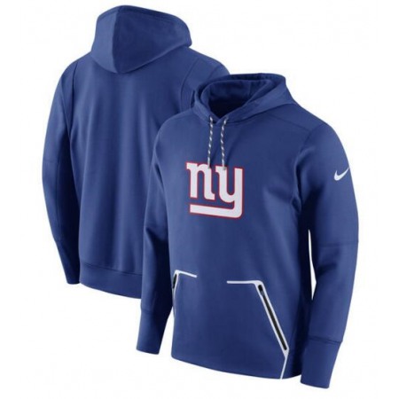 Men's Nike New York Giants Royal Champ Drive Vapor Speed Pullover Hoodie