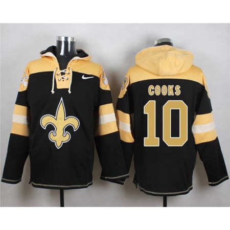 Nike Saints #10 Brandin Cooks Black Player Pullover NFL Hoodie