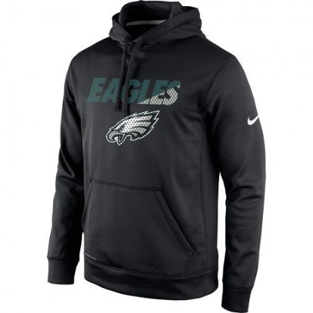 Men's Philadelphia Eagles Nike Black Kick Off Staff Performance Pullover Hoodie