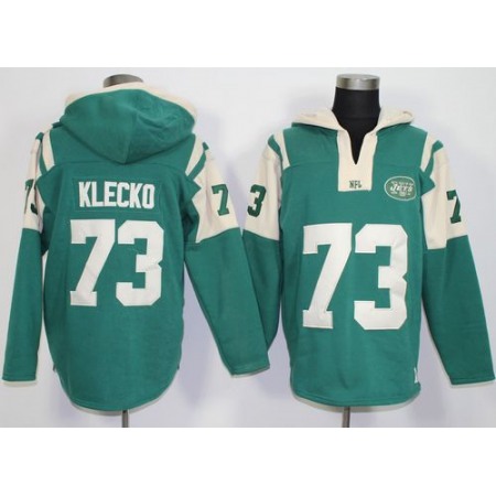 New York Jets #73 Joe Klecko Green Player Winning Method Pullover NFL Hoodie