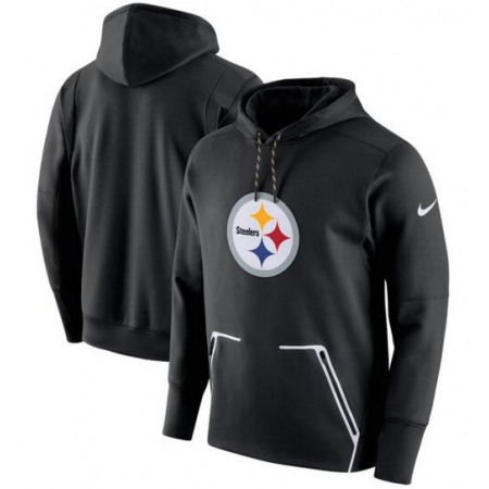 Men's Nike Pittsburgh Steelers Black Champ Drive Vapor Speed Pullover Hoodie