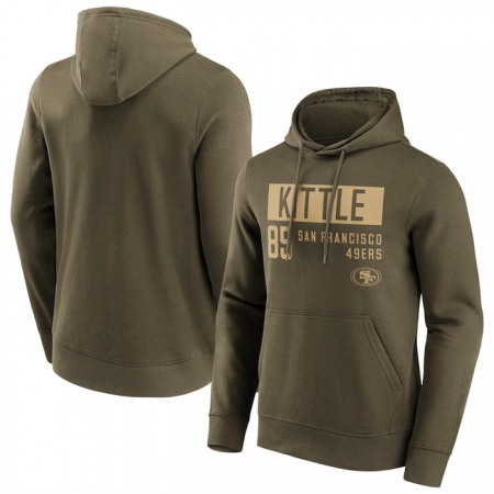 Men's San Francisco 49ers #85 George Kittle Fashion Name & Number Hoodie