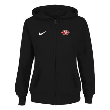 Women's San Francisco 49ers Stadium Rally Full Zip Hoodie Black