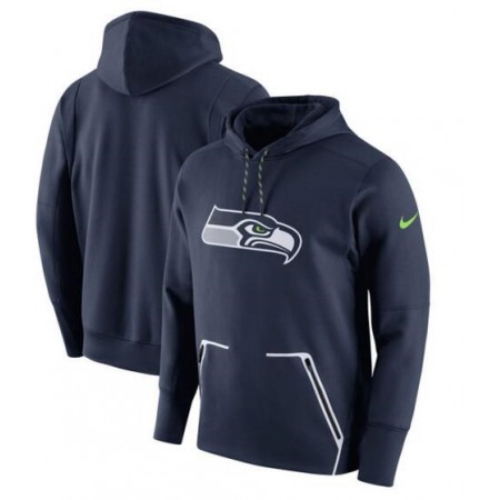 Men's Nike Seattle Seahawks College Navy Champ Drive Vapor Speed Pullover Hoodie