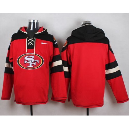 Nike 49ers Blank Red Player Pullover NFL Hoodie