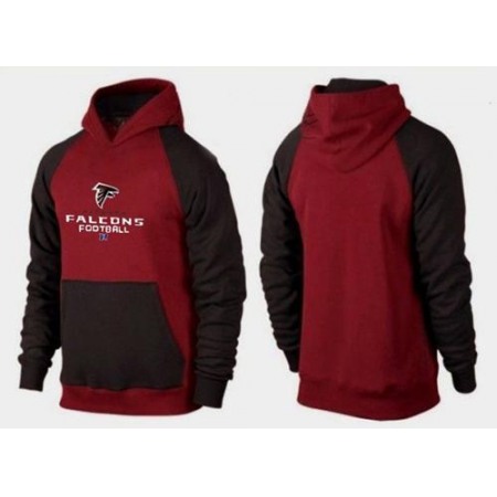 Atlanta Falcons Critical Victory Pullover Hoodie Burgundy Red & Black