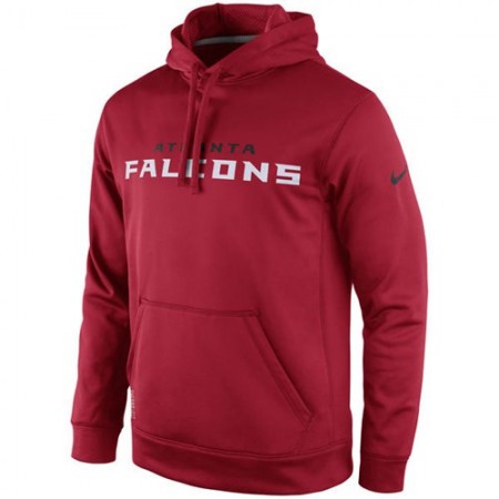 Atlanta Falcons Nike KO Wordmark Performance Hoodie Red