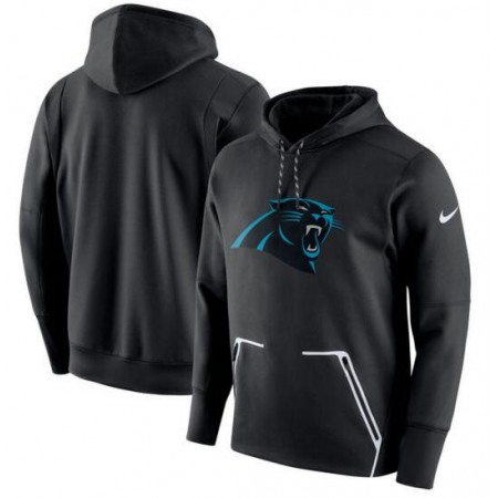 Men's Nike Carolina Panthers Black Champ Drive Vapor Speed Pullover Hoodie