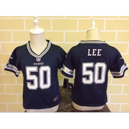 Toddler Nike Dallas Cowboys #50 Sean Lee Navy Blue Stitched NFL Jersey