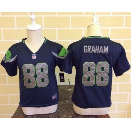 Toddler Nike Seahawks #88 Jimmy Graham Steel Blue Team Color Stitched NFL Elite Jersey