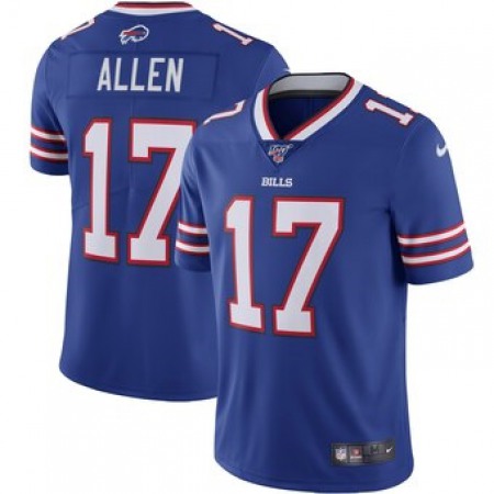 Toddlers Buffalo Bills #17 Josh Allen Blue 2019 100th Season Vapor Untouchable Limited Stitched Jersey