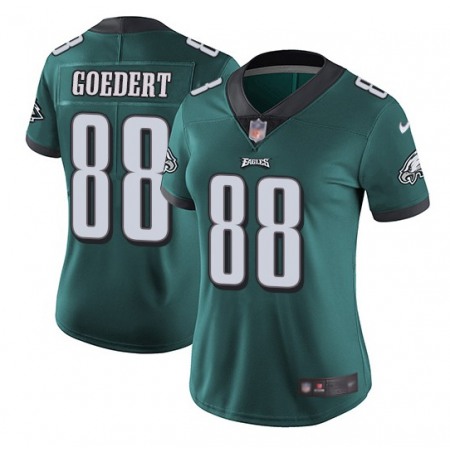 Women's Philadelphia Eagles #88 Dallas Goedert Green Vapor Untouchable Limited Stitched Football Jersey(Run Small)