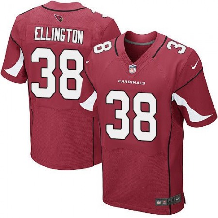 Nike Cardinals #38 Andre Ellington Red Team Color Men's Stitched NFL Elite Jersey