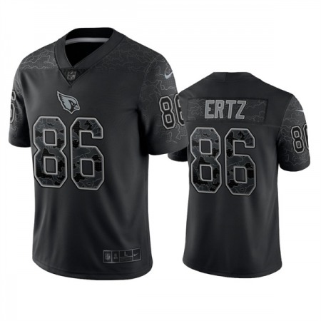 Men's Arizona Cardinals #86 Zach Ertz Black Reflective Limited Stitched Football Jersey