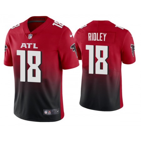 Men's Atlanta Falcons #18 Calvin Ridley New Red Vapor Untouchable Limited Stitched Jersey