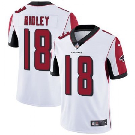 Men's Atlanta Falcons #18 Calvin Ridley White Vapor Untouchable Limited Stitched NFL Jersey