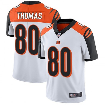 Men's Cincinnati Bengals #80 Mike Thomas White Vapor Untouchable Limited Stitched Jersey