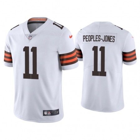 Men's Cleveland Browns #11 Donovan Peoples-Jones 2020 New White Vapor Untouchable Limited Stitched Jersey