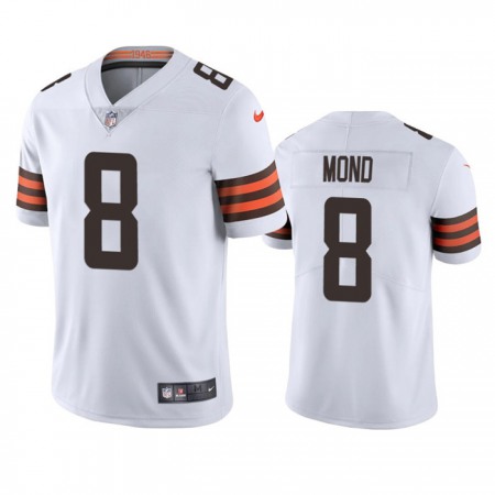 Men's Cleveland Browns #8 Kellen Mond White Vapor Untouchable Limited Stitched Jersey