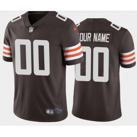 Men's Cleveland Browns ACTIVE PLAYER 2020 New Brown Vapor Untouchable Limited Stitched NFL Jersey