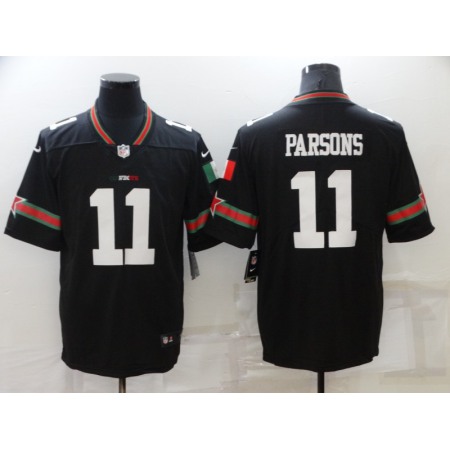 Men's Dallas Cowboys #11 Micah Parsons Black Mexico Stitched Jersey