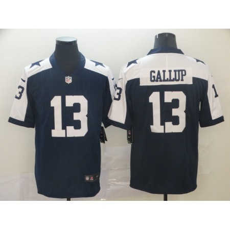 Men's Dallas Cowboys #13 Michael Gallup 2019 Navy Vapor Untouchable Limited Stitched NFL Jersey