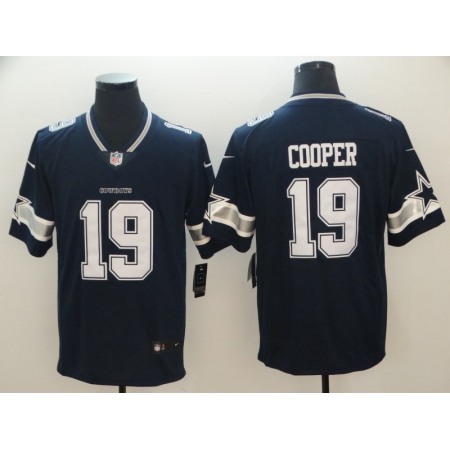 Men's Dallas Cowboys #19 Amari Cooper Navy Vapor Untouchable Limited Stitched NFL Jersey